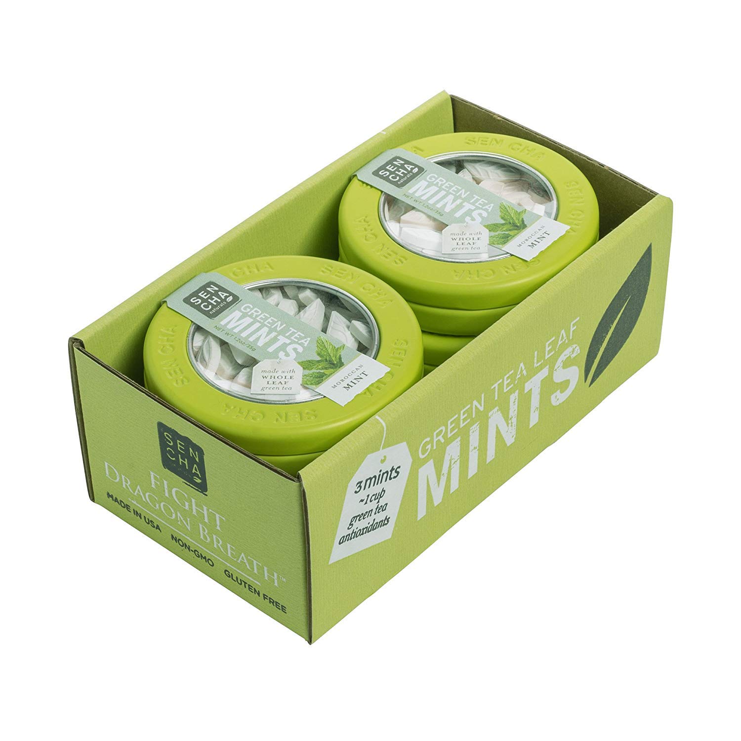 Amazon.com : SEN CHA Naturals Green Tea Mints, Moroccan Mint, 1.2